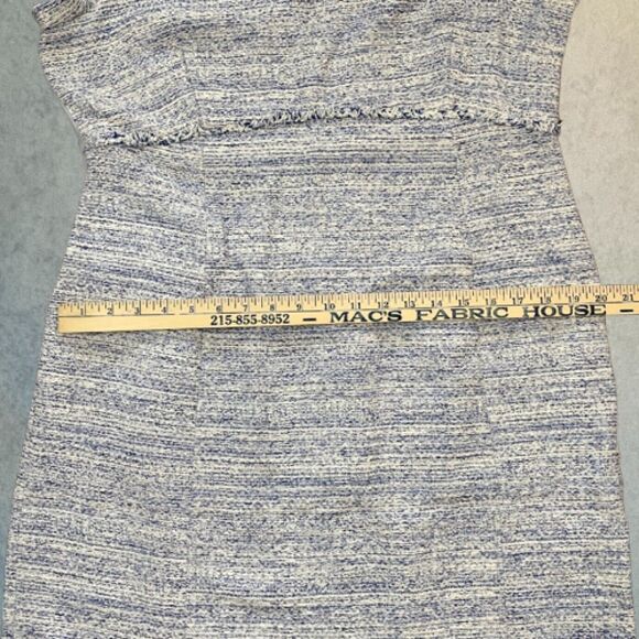 Seraphine Maternity Dress Women's Size 14 Blue Short Sleeve Knee Length Shift - Picture 15 of 16